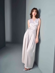 Áo Rachel lụa tà đắp chéo+ quần dài