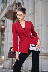 Áo vest Jena phối túi vạt đắp chéo
