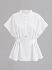 Áo Venus peplum tay ngắn