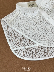 Cổ áo ren rời dáng ngắn baby