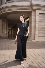 Áo Soli tay bèo phối dây hoa