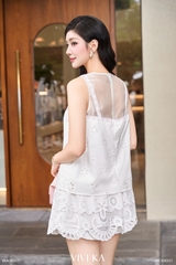 Áo Solvia boi thêu cổ tròn