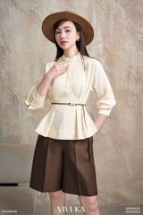 Áo Irene kiểu sơ mi tay dài