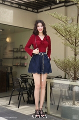 Quần short Rosalie line viền sò