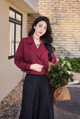 Áo Nory trench coat tay dài dáng ngắn