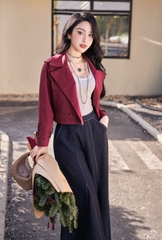 Áo Nory trench coat tay dài dáng ngắn