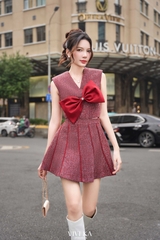 Set áo váy Candy phối nơ