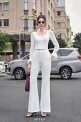 Áo Olivia dáng corset ống tay loe