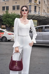 Áo Olivia dáng corset ống tay loe
