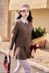 Cổ áo ren rời dáng ngắn baby