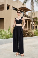 Áo bra hai dây phối ren bản to