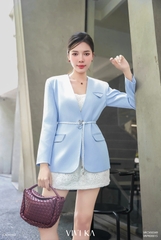 Áo vest Vira túi nắp cổ V phối nút