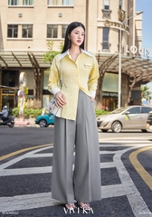 Quần dài Glory belt ống suông