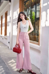 Quần dài ống loe túi trước