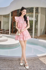 Set Jennifer áo boi thêu tay bèo nhúng+chân váy