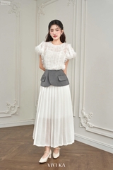 Áo Tyra kiểu phối ren