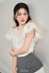 Áo Tyra kiểu phối ren