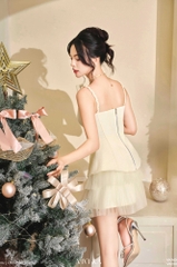 Chân váy Hestia xếp tầng ren lưới