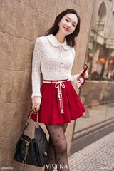 Quần váy Rosella tùng bí phối belt