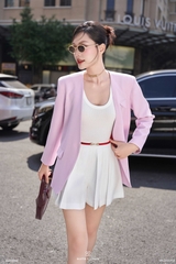 Áo vest Vira túi nắp cổ V phối nút