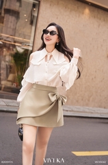 Áo Stela hở vai tay dài