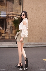 Áo Stela hở vai tay dài