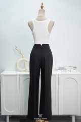 Quần dài Sarah belt cài túi nắp