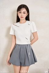Áo Valen croptop cut-out phối dây