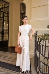 Áo Soli tay bèo phối dây hoa