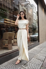 Quần dài Elowen ống xẻ tà