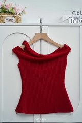 Áo Rebecca trễ vai phối dây xoắn