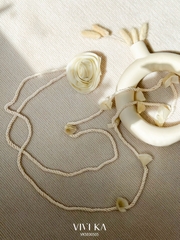 Set Eva áo ngoài phối bra kèm belt+quần váy