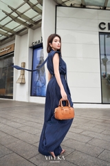 Set áo tay ngắn dây nơ  + quần ống suông