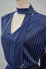 Set áo tay ngắn dây nơ  + quần ống suông