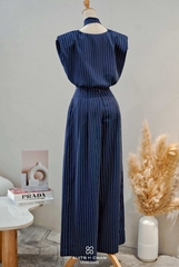 Set áo tay ngắn dây nơ  + quần ống suông