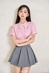 Quần váy Silver tùng bí