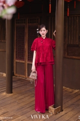 Quần dài Nhã Miên dập ly