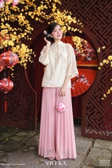 Quần dài Nhã Miên dập ly