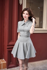 Đầm Lucas cổ sơ mi dáng đuôi cá