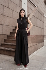 Quần Miranda ống rộng tà layer