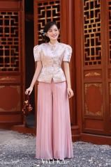 Quần dài Nhã Miên dập ly