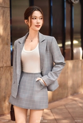 Chân váy Aisha mini wool dáng A