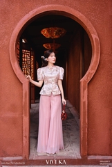 Quần dài Nhã Miên dập ly