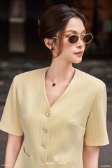 Áo Luna kiểu vest phối túi