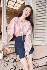 Áo Talisa cổ nhúng cánh tay bồng