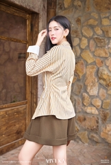 Áo Elly kiểu sơ mi dây cột nơ vai