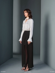 Chân váy Aster xẻ tà phối lưới rời