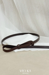 Dây belt Vera da bản nhỏ