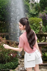 Áo sơ mi kết nơ Viviyoung