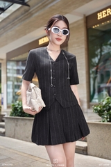 Áo Luna kiểu vest phối túi